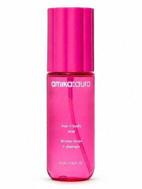 Amika aura Hair + Body Mist 3 oz Pink Hair & Body Fragrance Spray